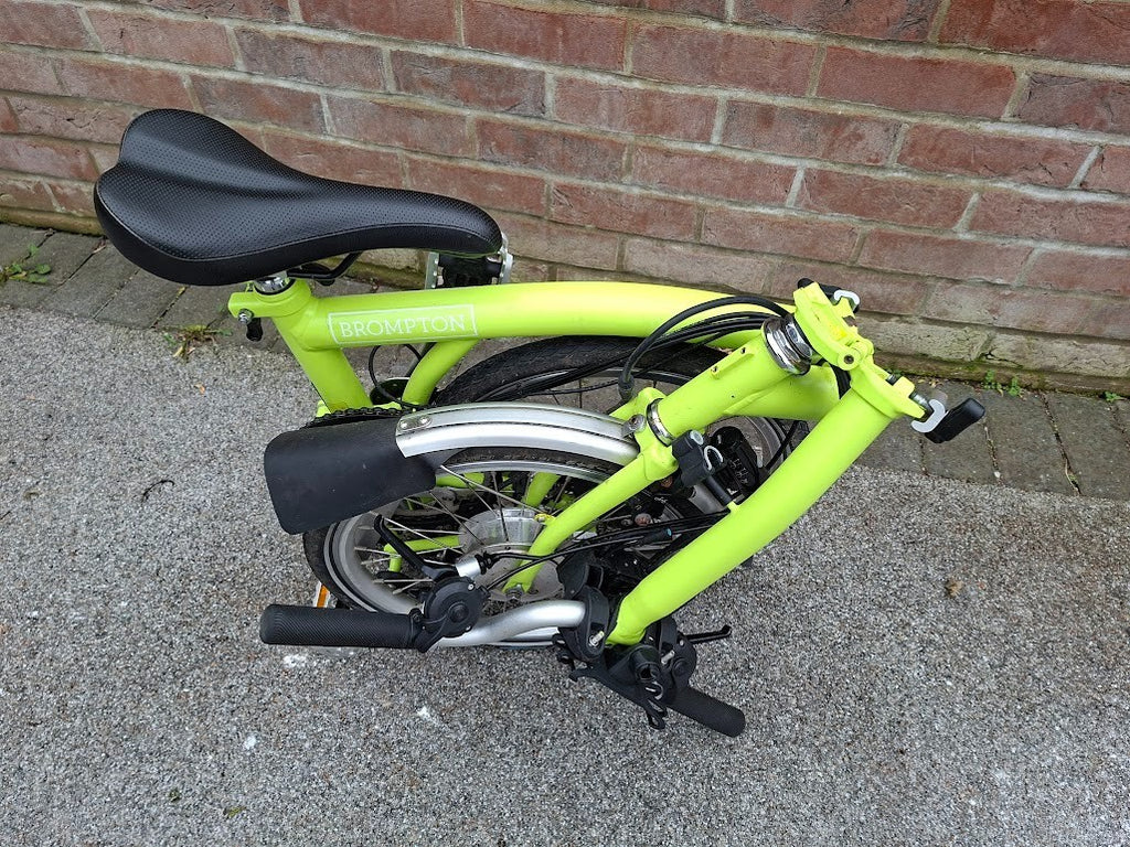 6-Speed Brompton M6L Folding Bike complete with Swytch
