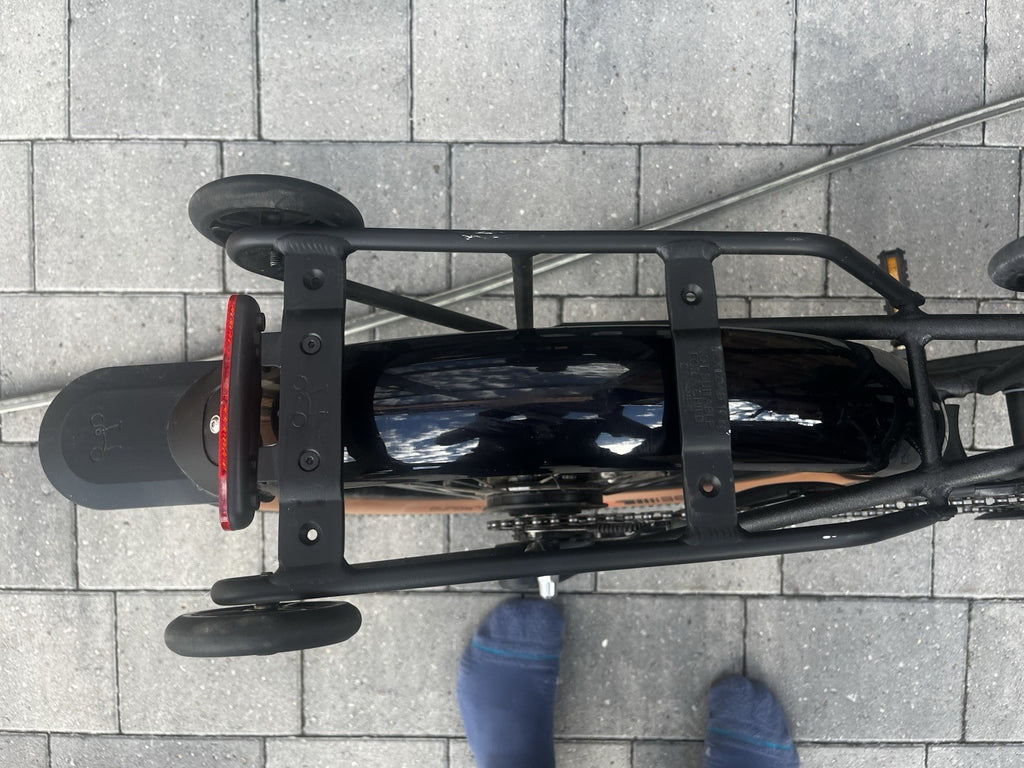 Brompton G Line Medium Space Black –  25 Miles – Rack/Mudguards + Extras