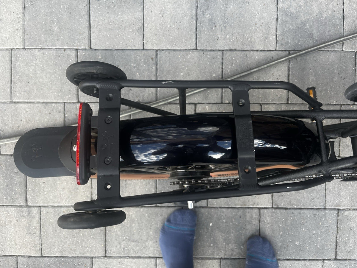 Brompton G Line Medium Space Black –  25 Miles – Rack/Mudguards + Extras