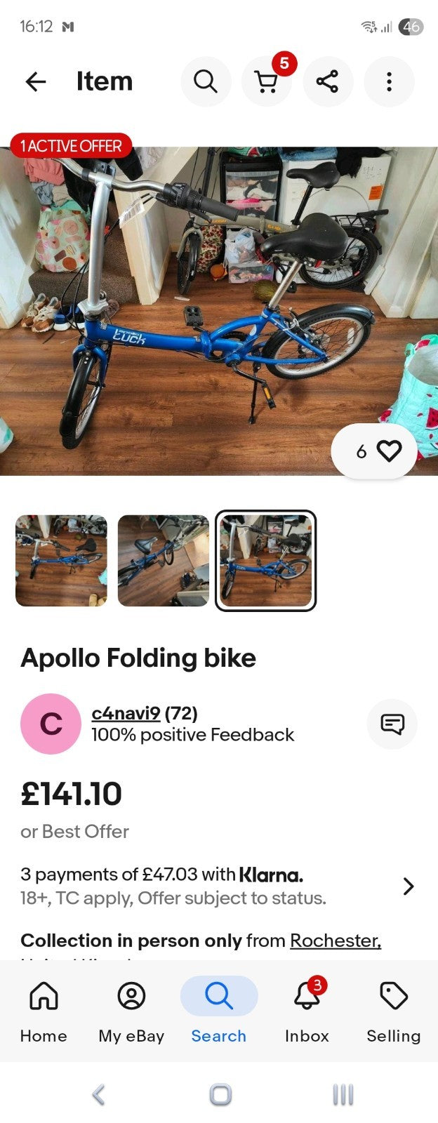 Apollo Luck 2.0 Folding Bike