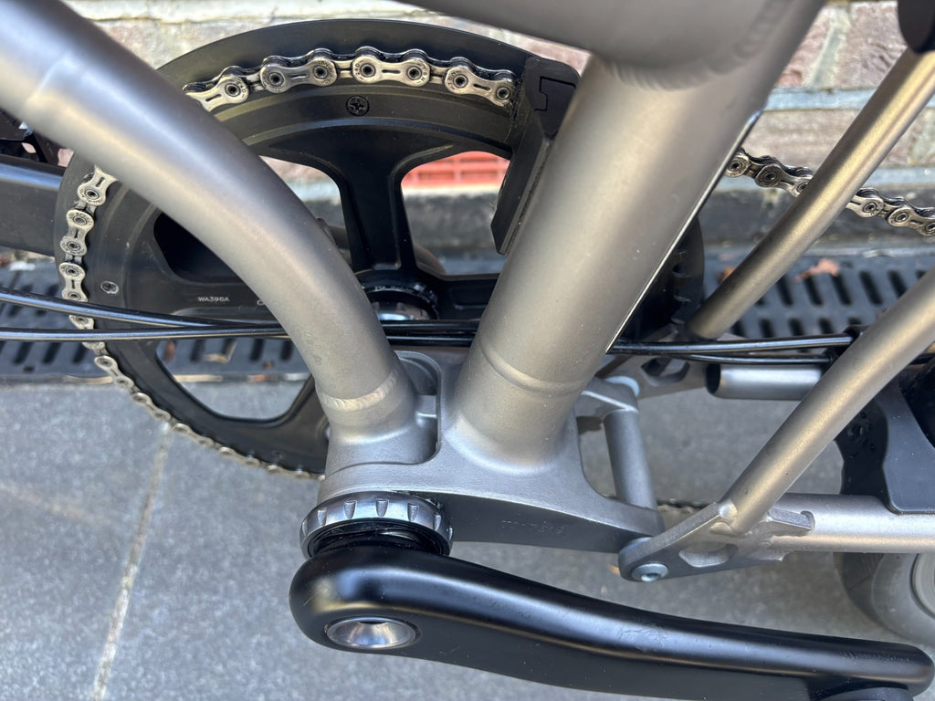 Brompton T Line 4 Speed Titanium Mint Condition