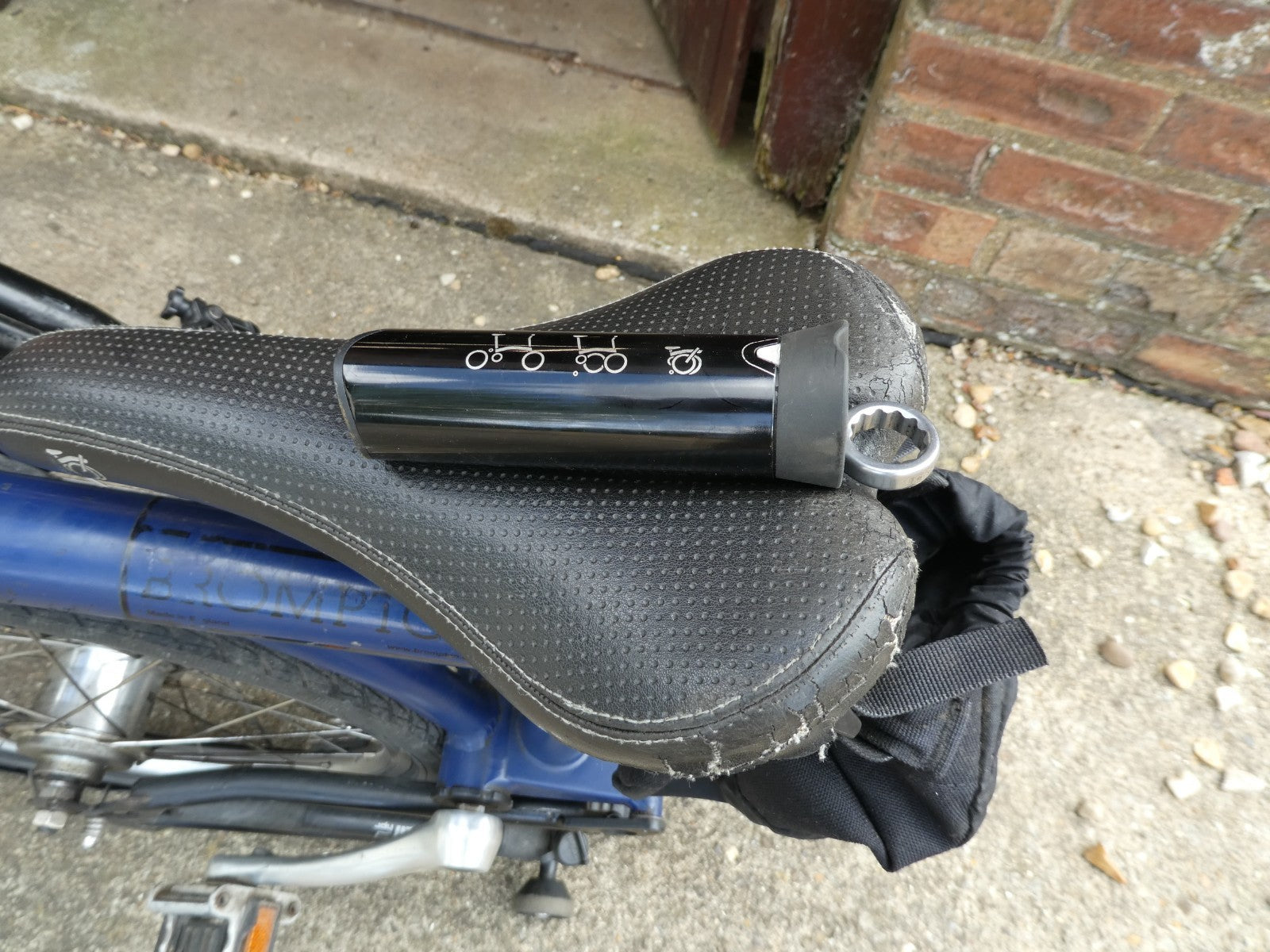 Brompton Folding M Series 6 speed with tool kit, cover and matching Brompton bag