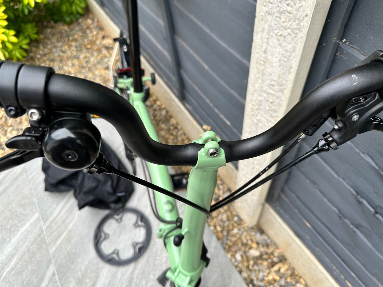 Brompton C Line Urban 2 Speed 2023 Folding Bike Matcha Green With Cover