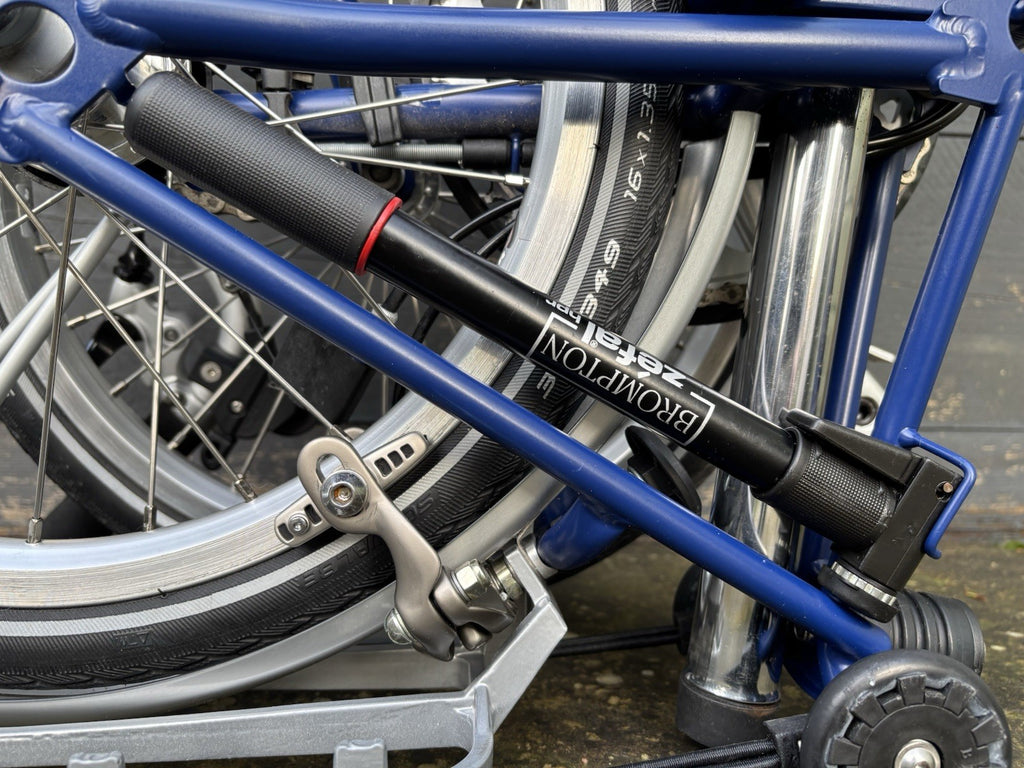 Brompton M6R in Cobalt Blue Folding bike C Line - Very Light Leisure Use Only