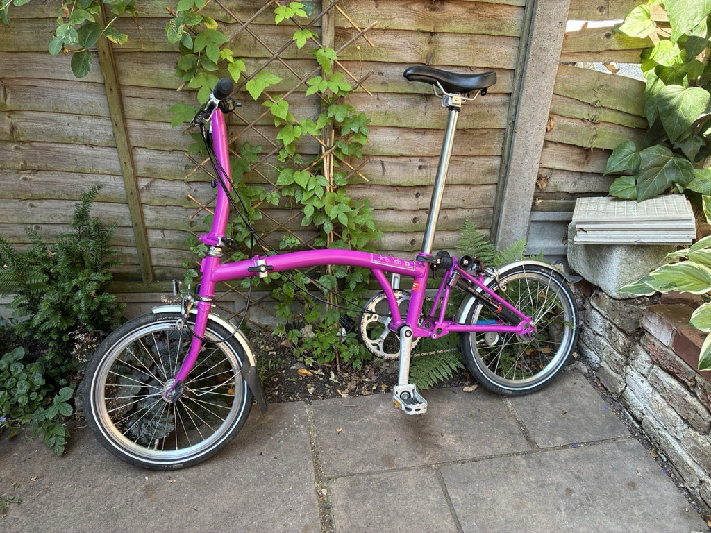 Brompton Folding Bike 3-Speed Limited Addition ‘ Berry Crush’ Little Used