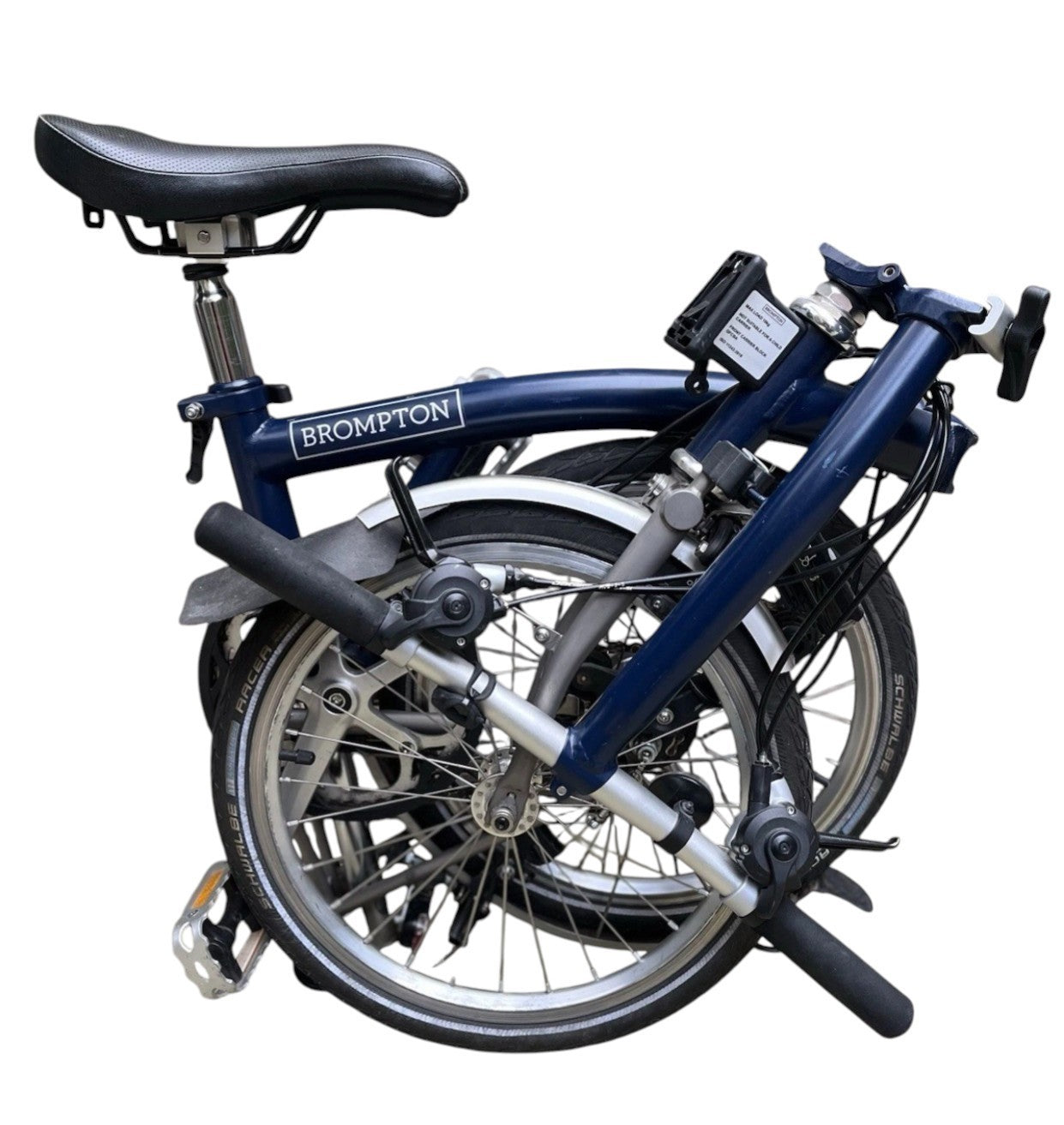 Brompton Titanium  S6L-X (6 Speed)  folding bicycle - Tempest Blue