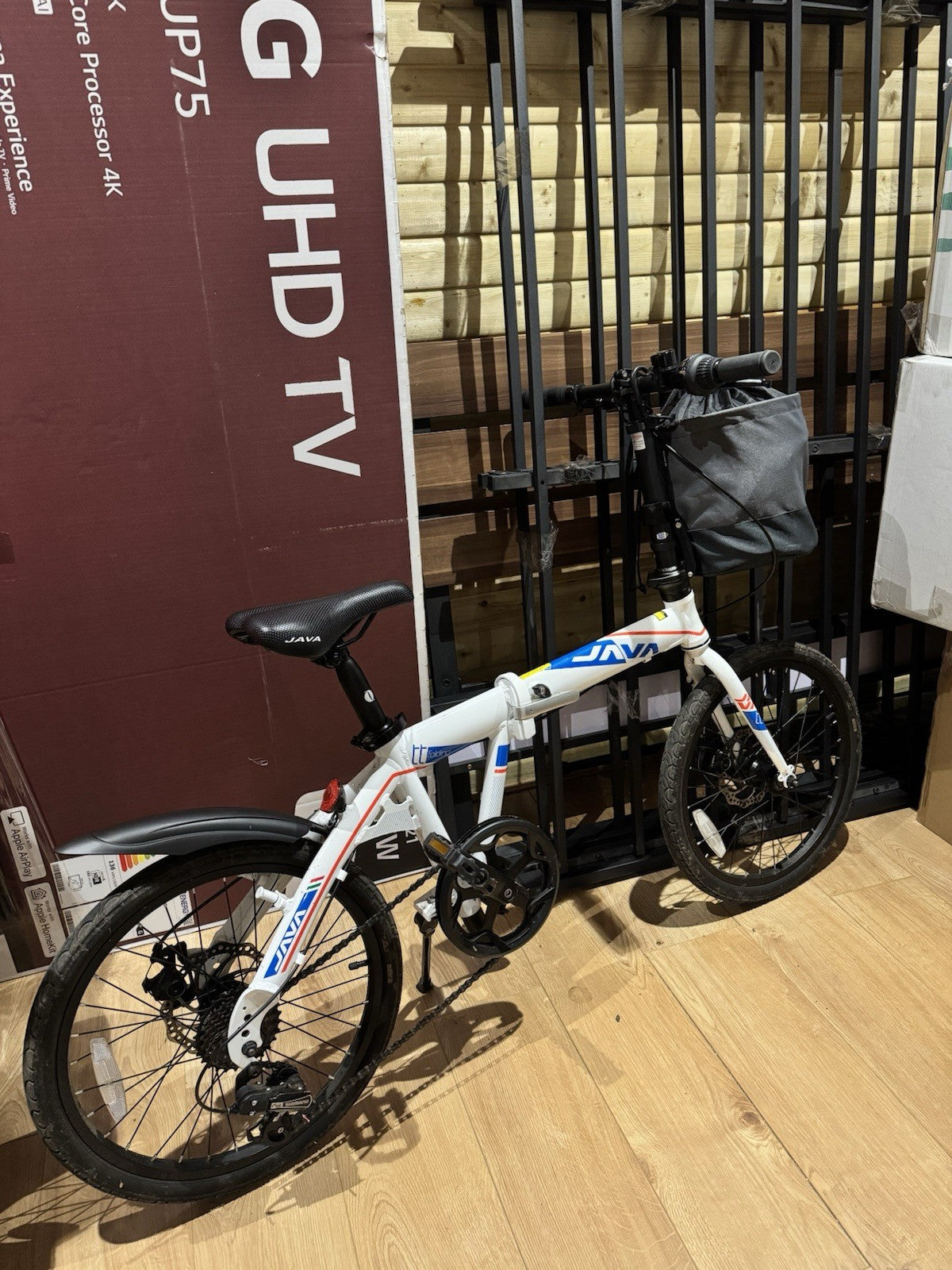 Java X2 Foldable Bike Bicycle Shimano 16 Wheel Alloy Frame Great Condition