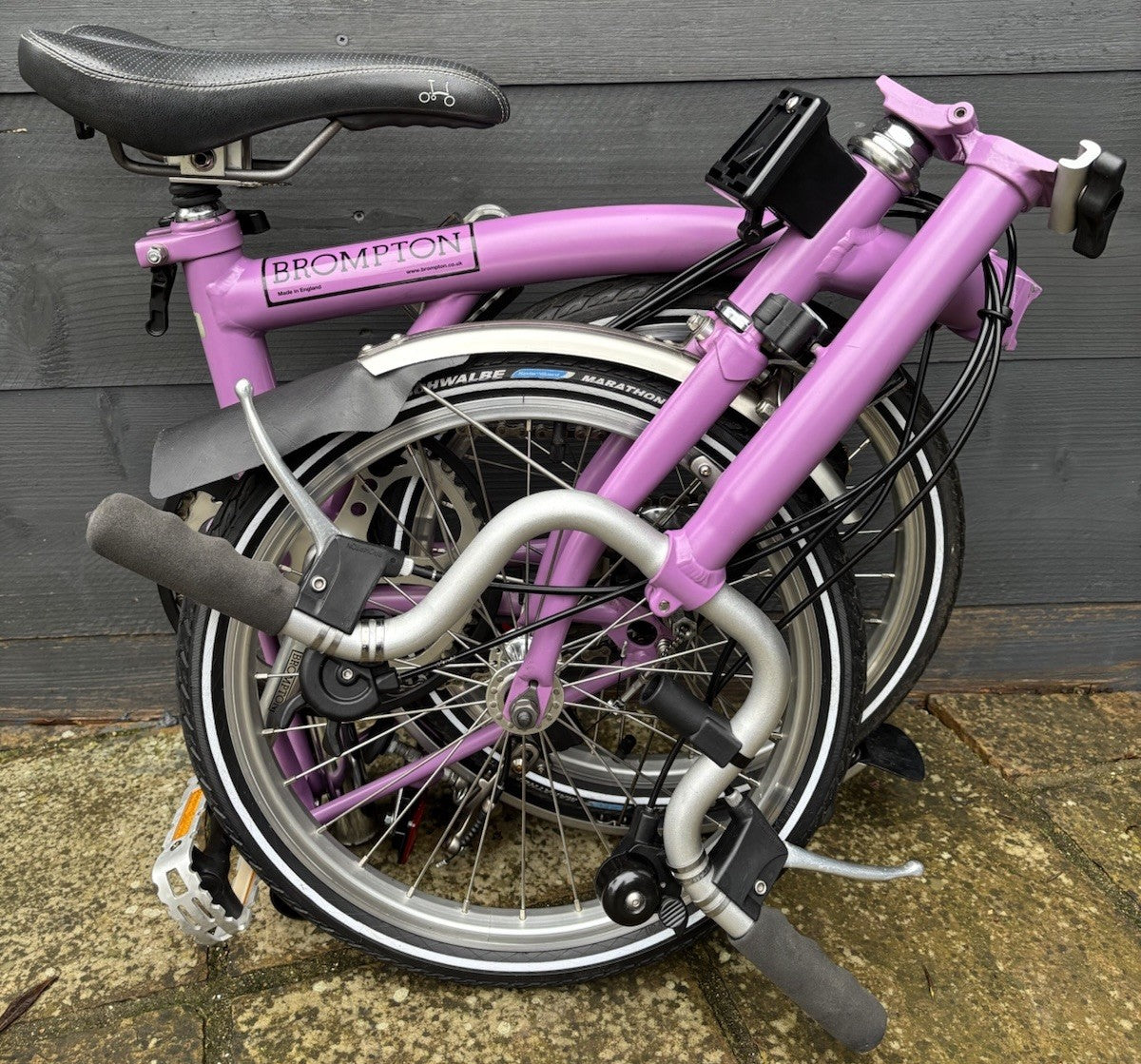 Brompton M6L in rare Lilac Folding bike C Line - Very Light Leisure Use Only
