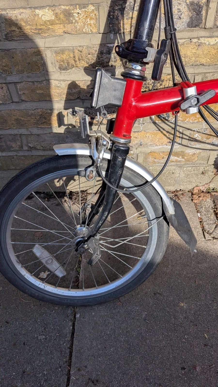Brompton Folding Bike 6-Speed, Red