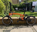 2016 Brompton S6L Black Edition Orange 6 Speed Rare Limited Edition