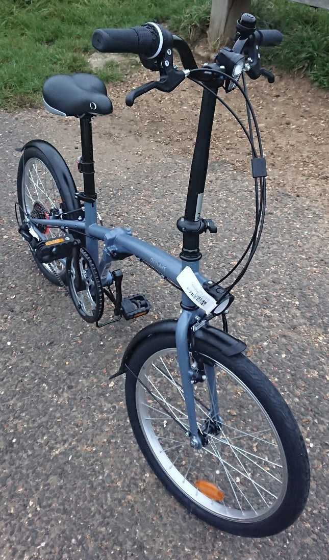 Used Oxylane Folding Bike 20" Wheels