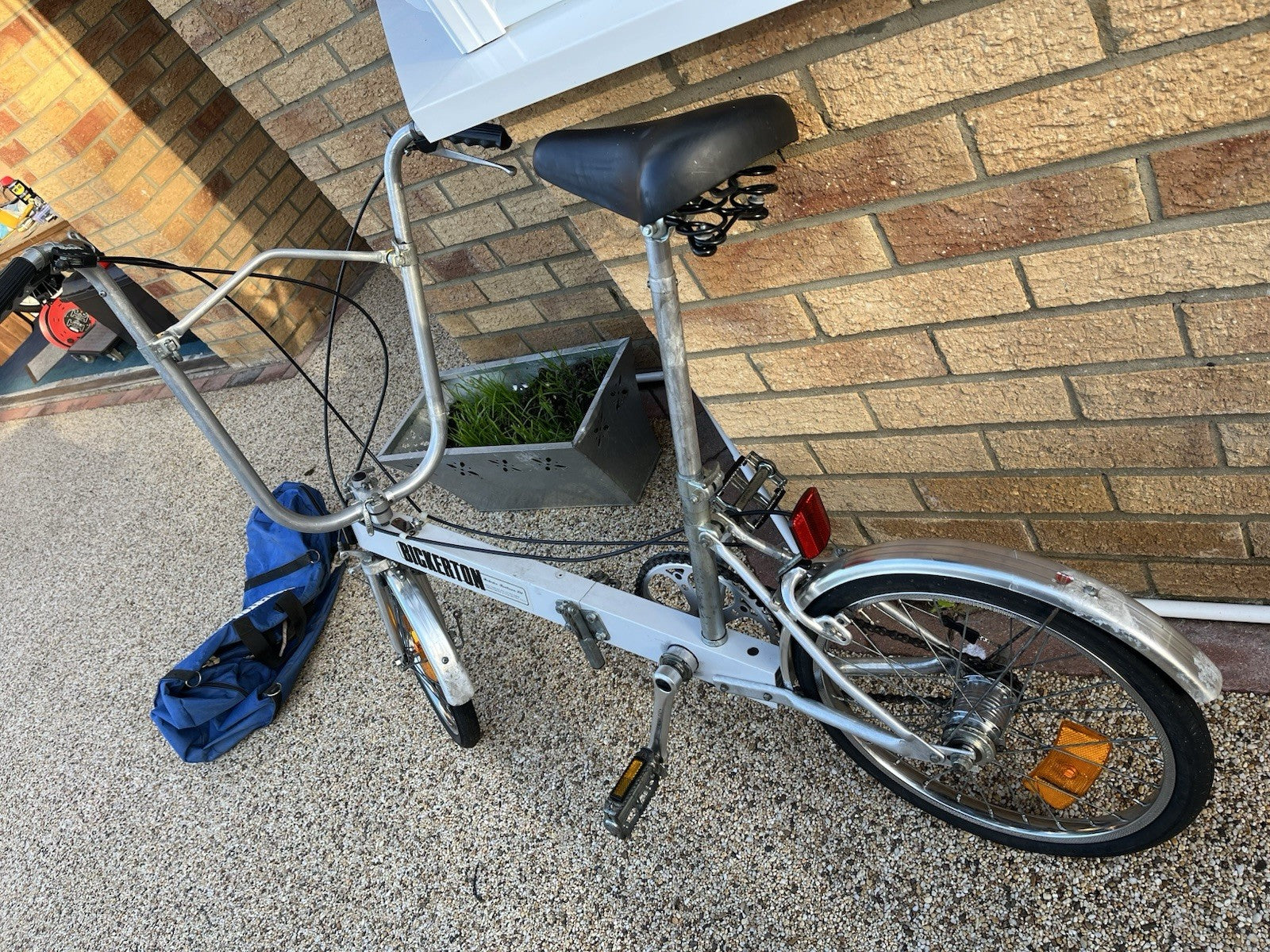 Bickerton Portable Folding Bicycle 3-Speed Classic 1970s Vintage Aluminium Bike