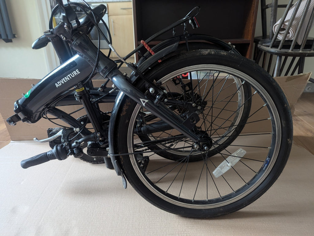 Folding bike Adventure Snicket with adjustable seat height and 7 speed
