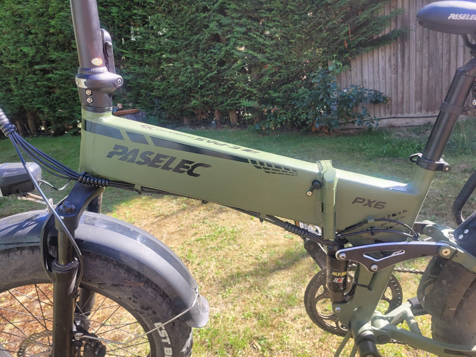Paselec PX6 Folding Bike - Suspension, Charger, x2 Keys, Spare Motors
