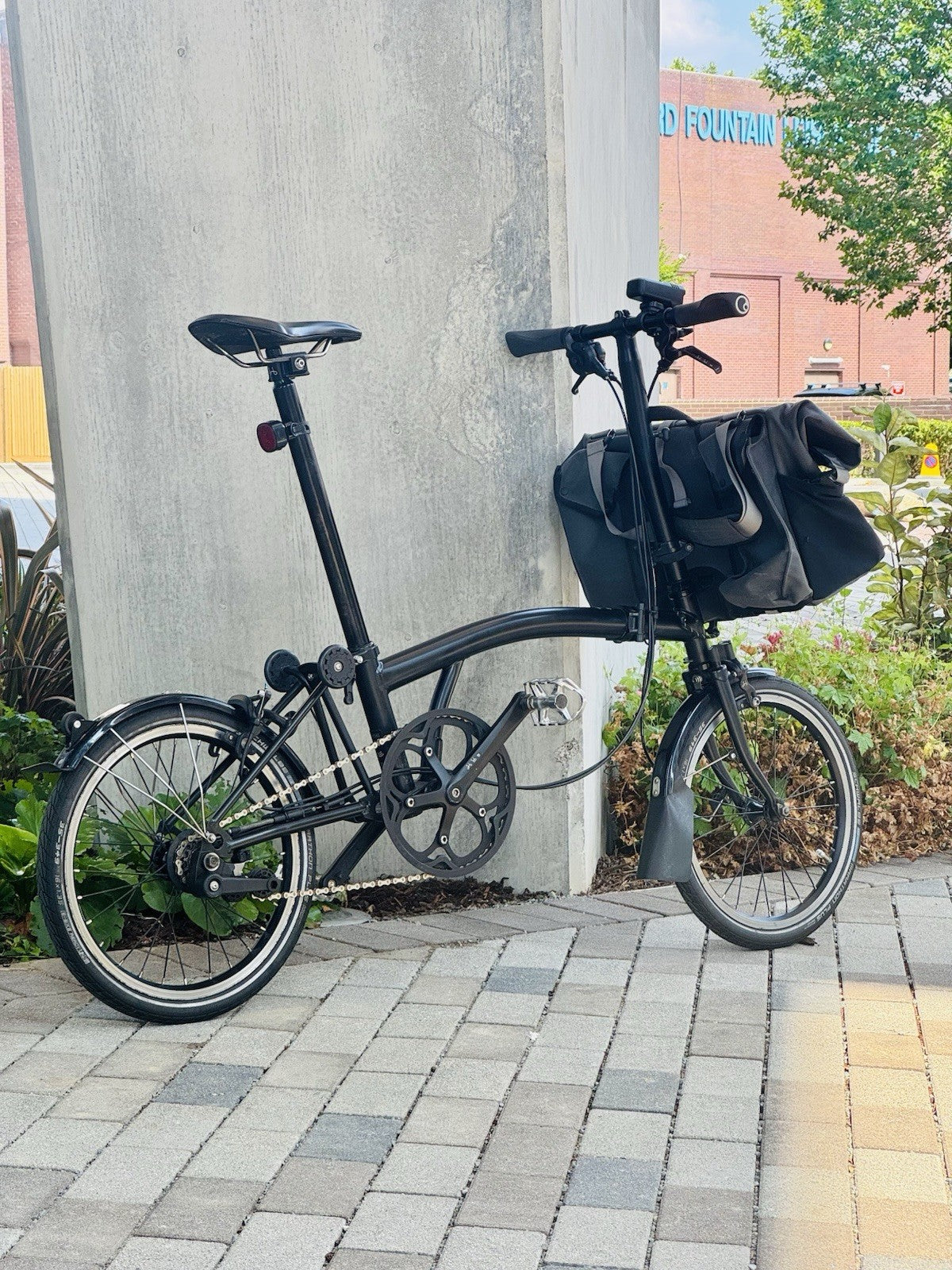 Brompton C Line 2 speed folding bicycle