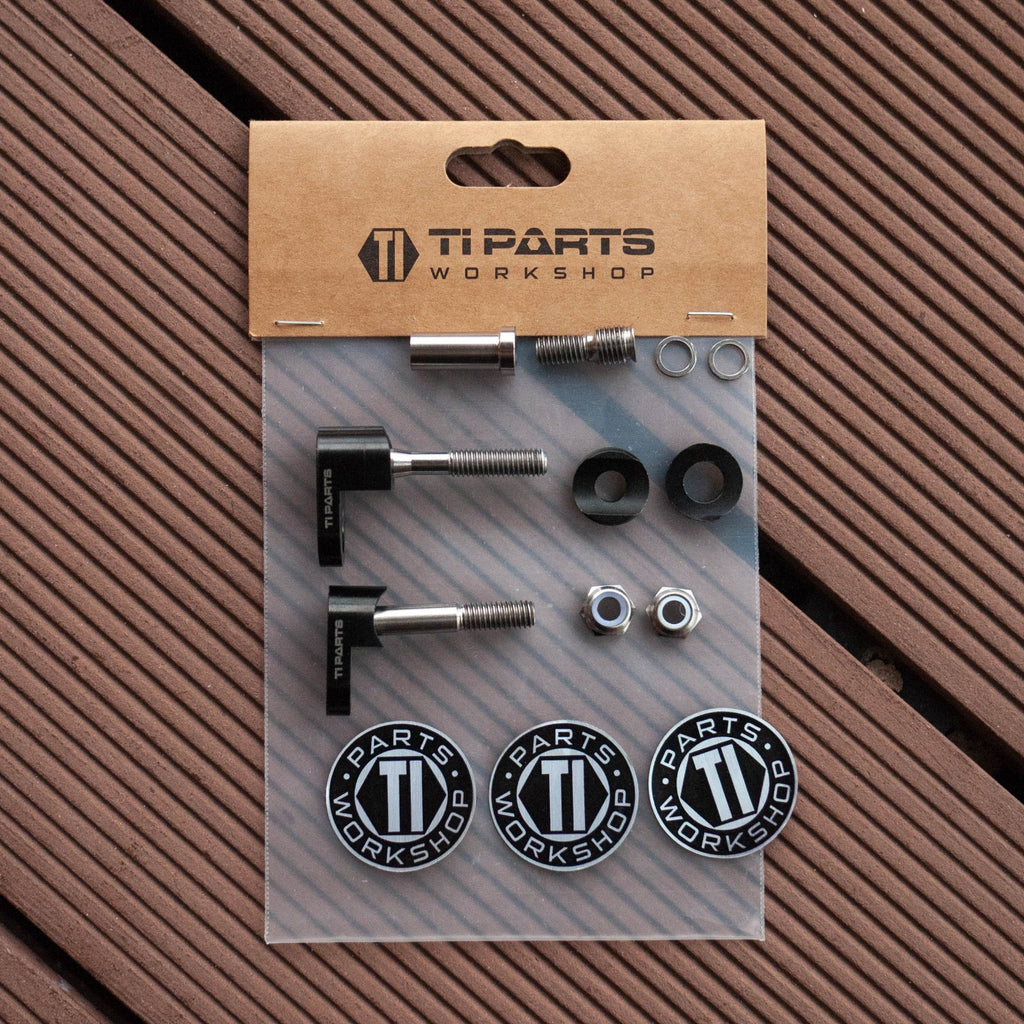 Brompton Bike Ti Parts Workshop Titanium eeBrake Adapter Regular Mount Black