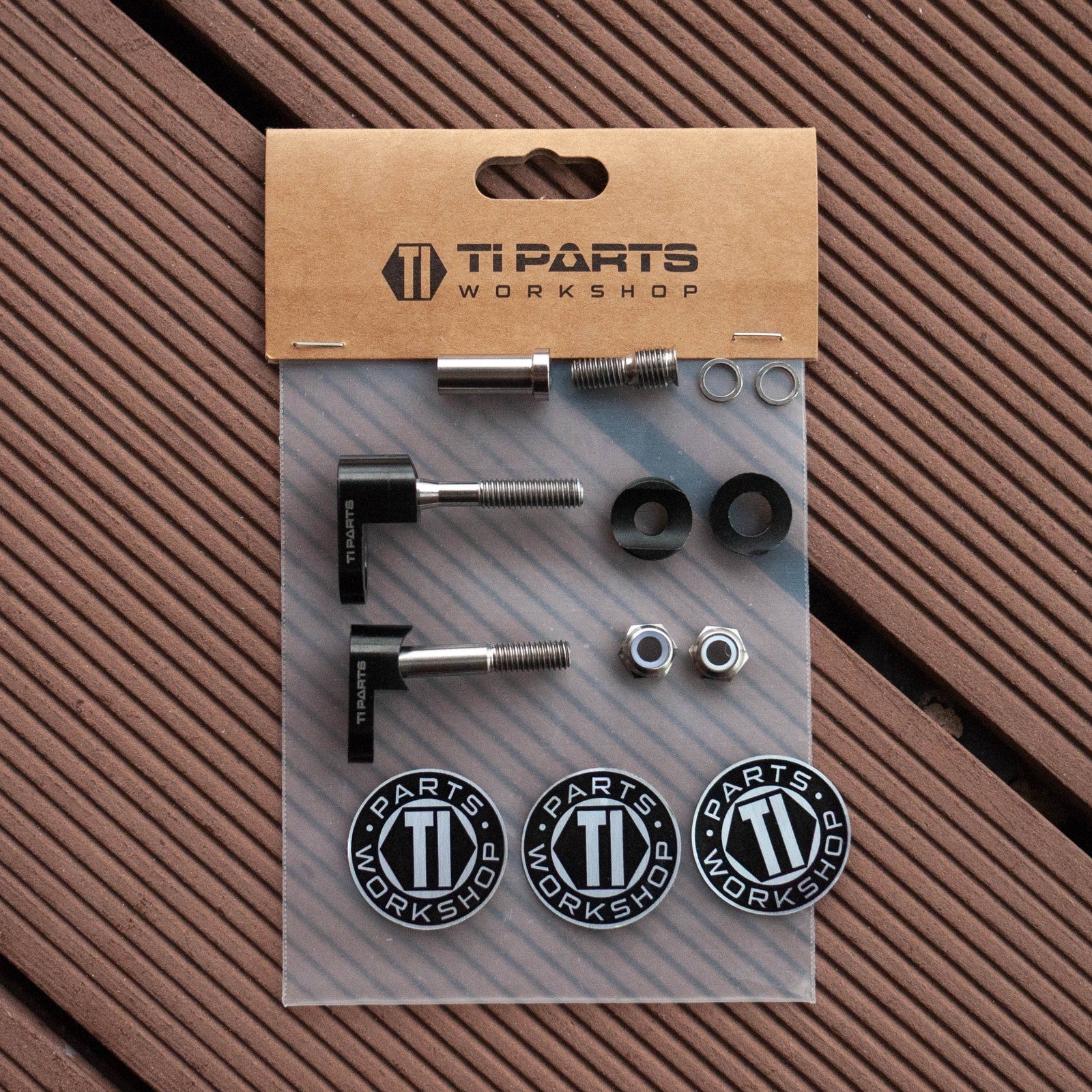 Brompton Bike Ti Parts Workshop Titanium eeBrake Adapter Regular Mount Black