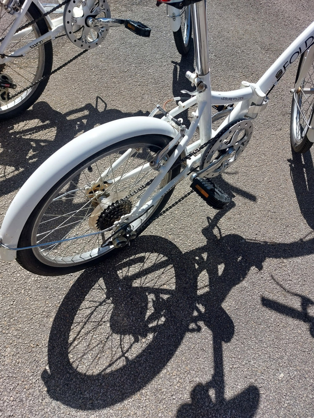 Two Saxon Folding Bikes.20 Inch Wheels