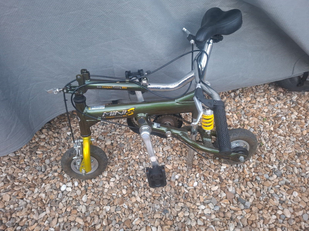 Kent Kini 8 Sub Compact folding bike Green Small Folding Cycle