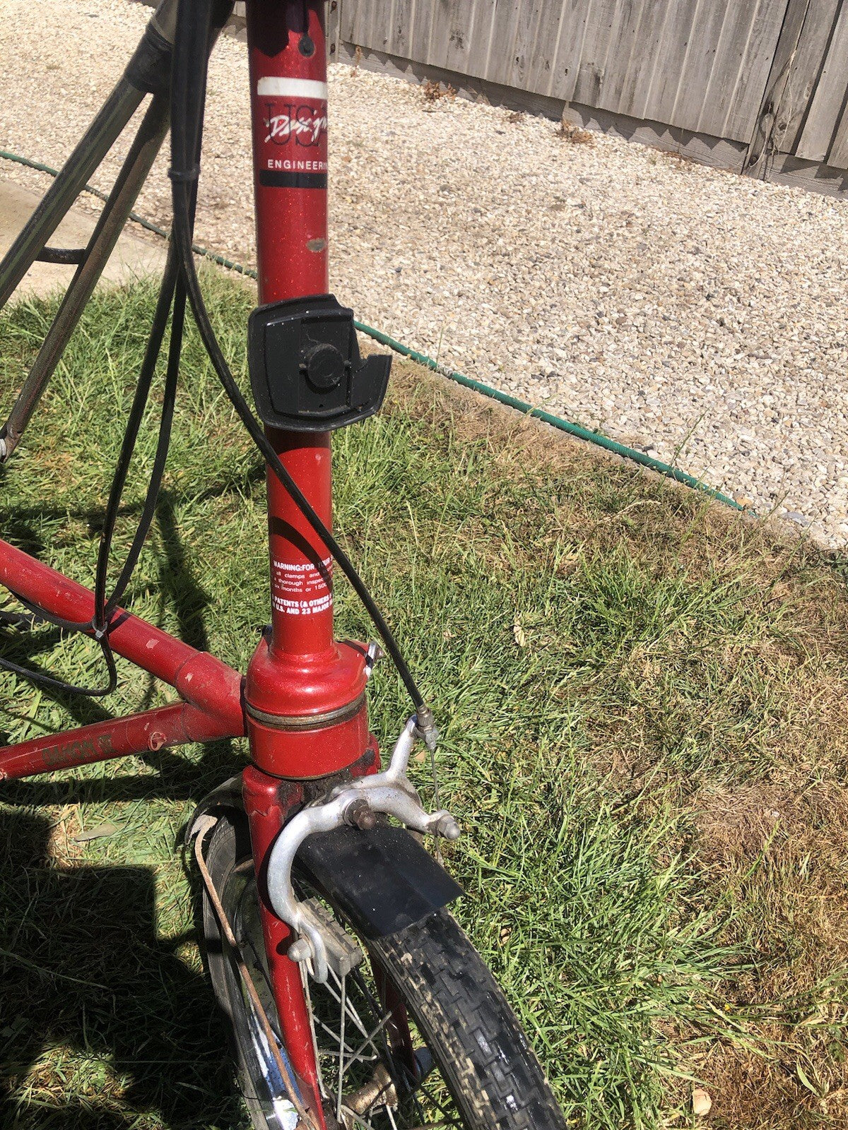 VINTAGE DAHON III  FOLDING BICYCLE