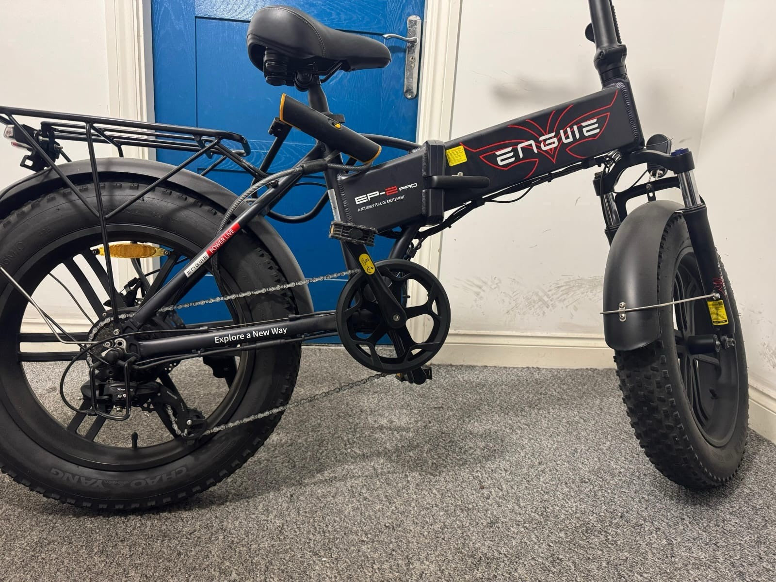 ENGWE EP-2 Pro Folding  Bicycle, 25OW, All-Terrain, 3-Speed, 120KM Range