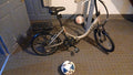 Go 20in Folding Bike Silver/Black, Rear Rack, Mudguards, Kickstand, Reflectors