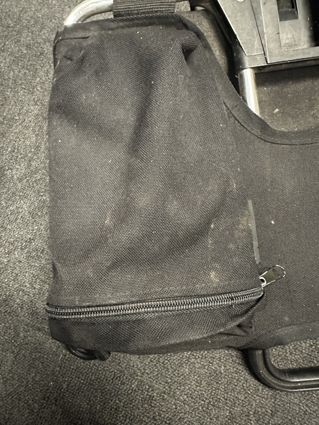 Brompton Black Cordura Canvas bag, Brompton clip on - Adjustable Strap - read!