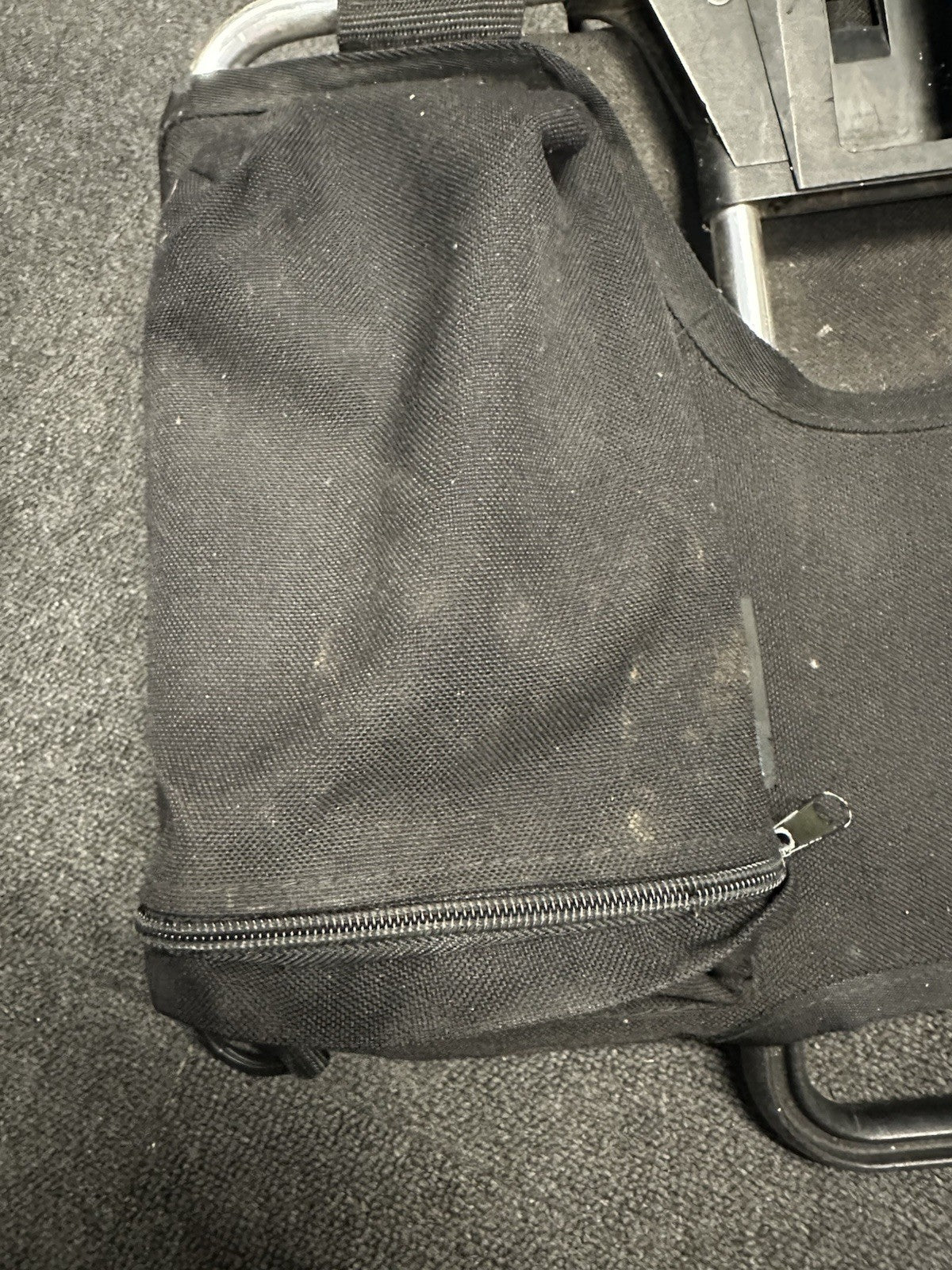 Brompton Black Cordura Canvas bag, Brompton clip on - Adjustable Strap - read!