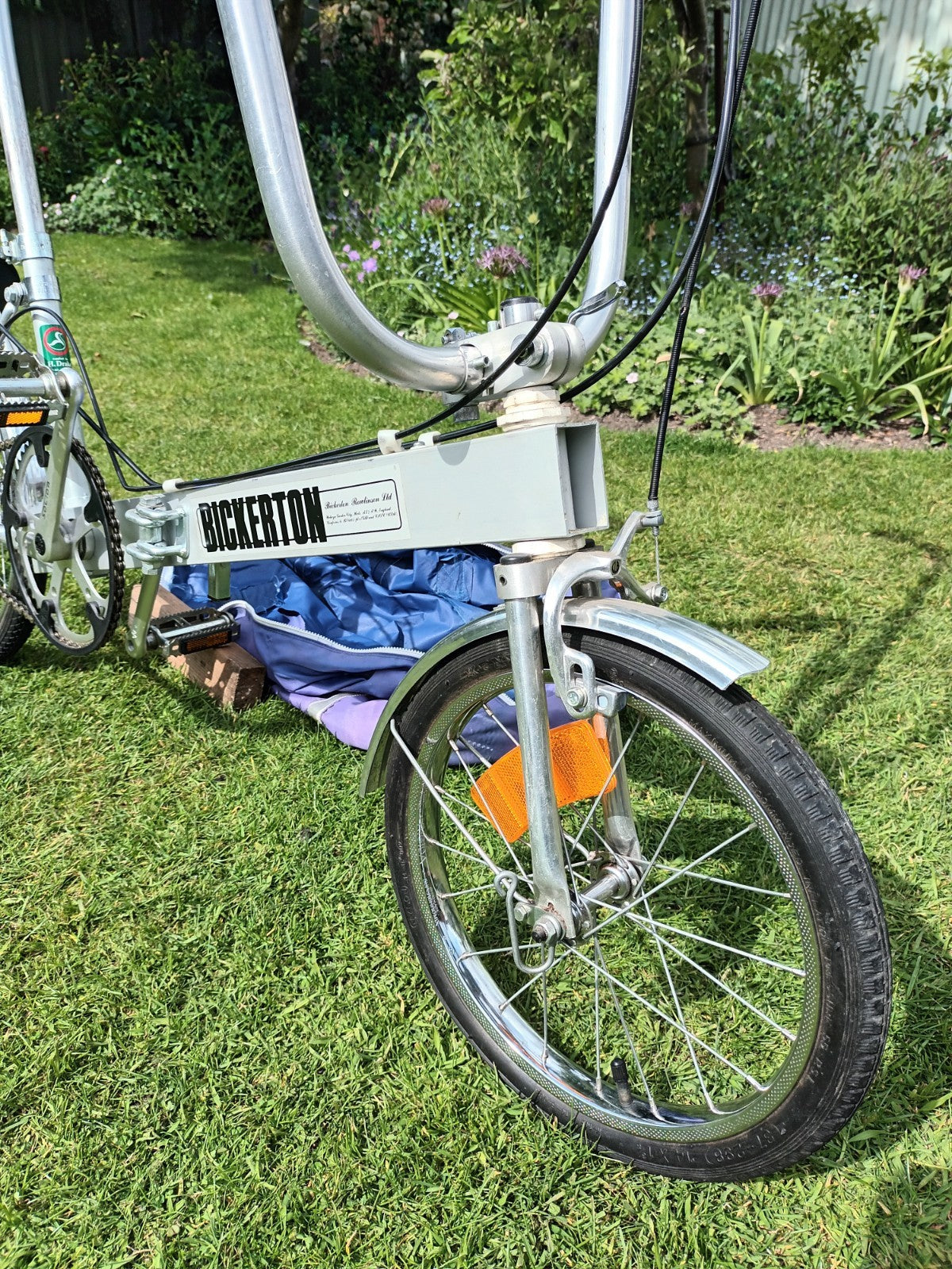 Vintage Bickerton Folding Bike, One previous owner from new, 3 speed, VGC + Bag