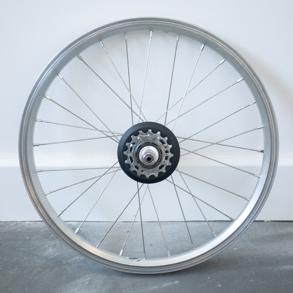 Brompton 1/2 Speed Wheelset Superlight Double Butted Silver 16" 349 E Hook