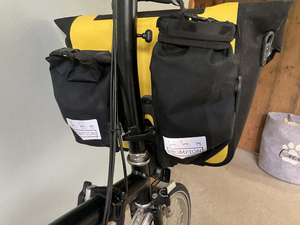 Brompton M6L 6 Speed Folding Bike Black – Only Ridden 3 Times + Ortlieb Bag