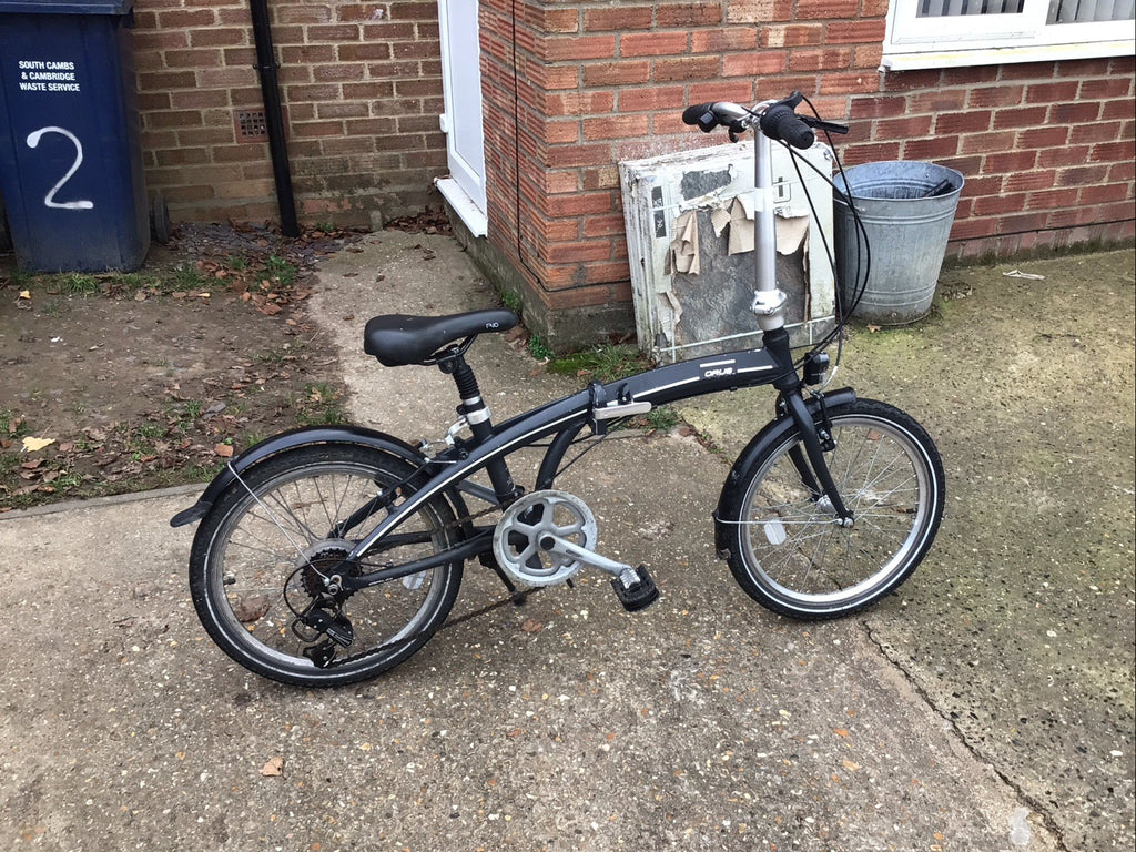 Orus Folding Bicycle-grey
