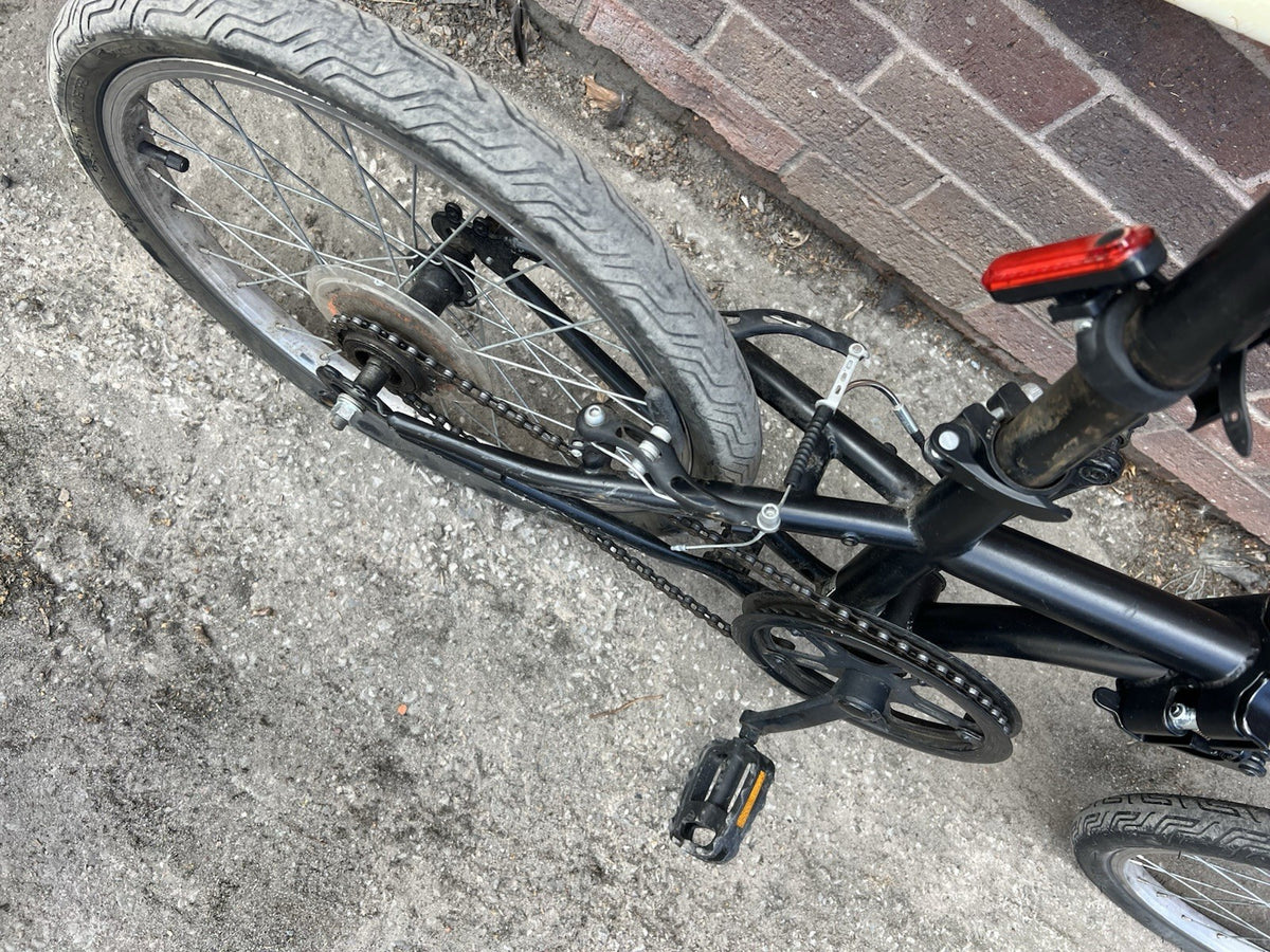 Oxylane 20in Folding Bike, single speed. And Ruck 7 speed