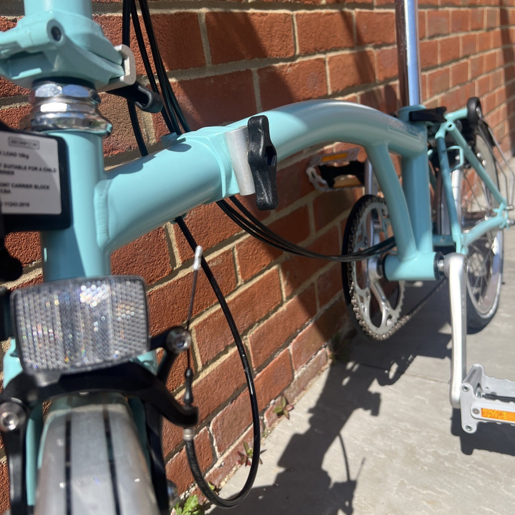 Brompton Turkish Green M6L Mid 6 Speed 2018 Folding Bike Collection Essex