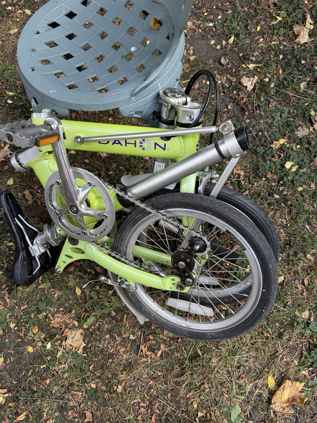 Dahon Jifo 16 Folding Bike 16in Wheels Green/Silver Flat Bar