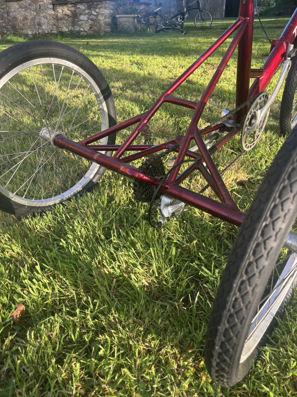 Pashley Tri-1 Folding Trike Burgundy Red