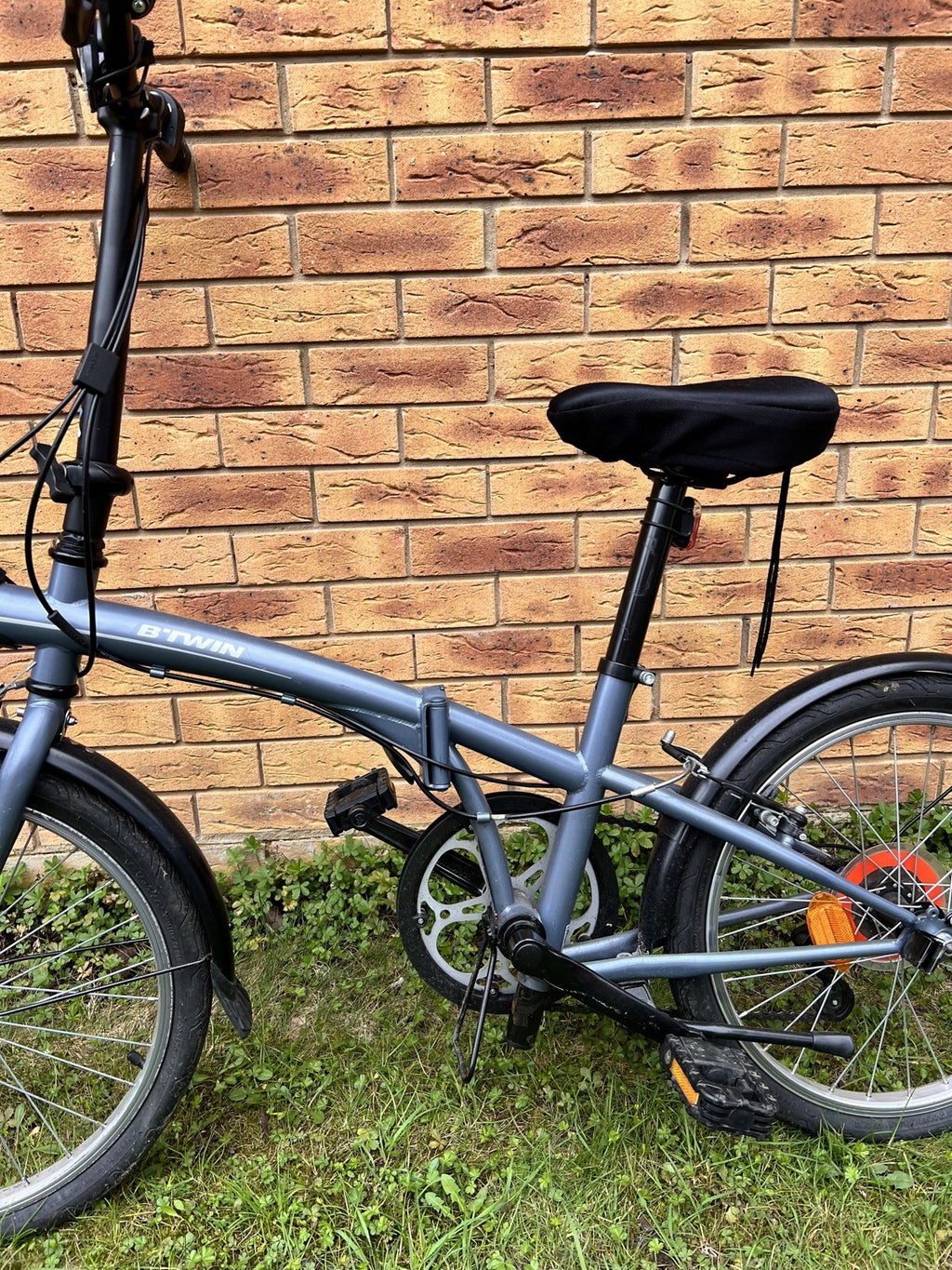 BTWIN Fold 500 Folding Bike 20-inch Blue Great Condition