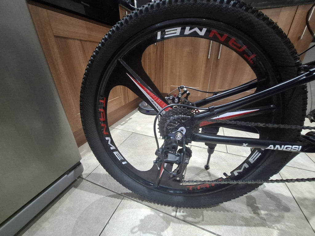 Angsi Folding Mountain Bike 26 Wheels 7 Speed MTB Bicycle