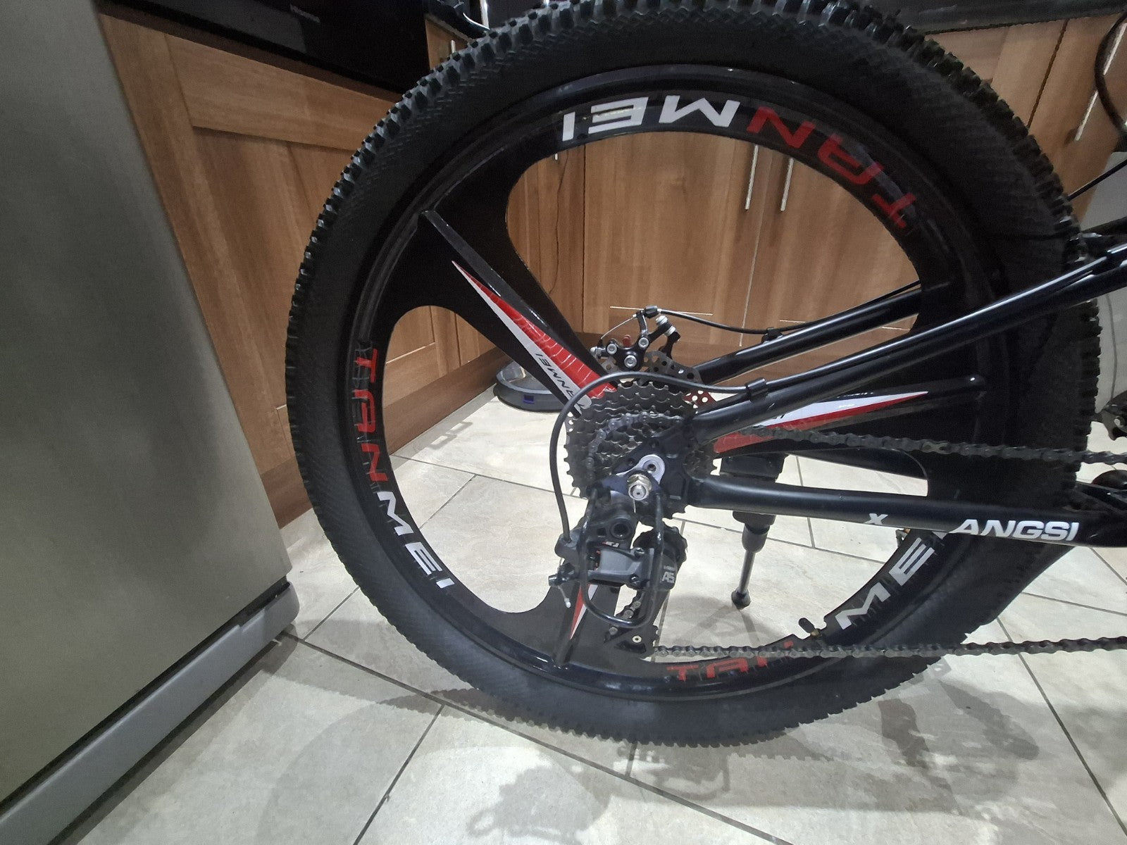 Angsi Folding Mountain Bike 26 Wheels 7 Speed MTB Bicycle