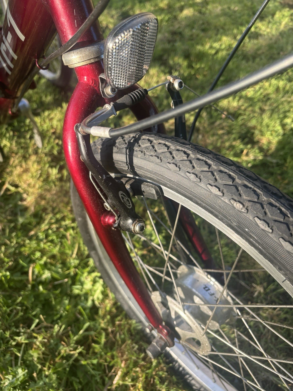 Pashley Tri-1 Folding Trike Burgundy Red