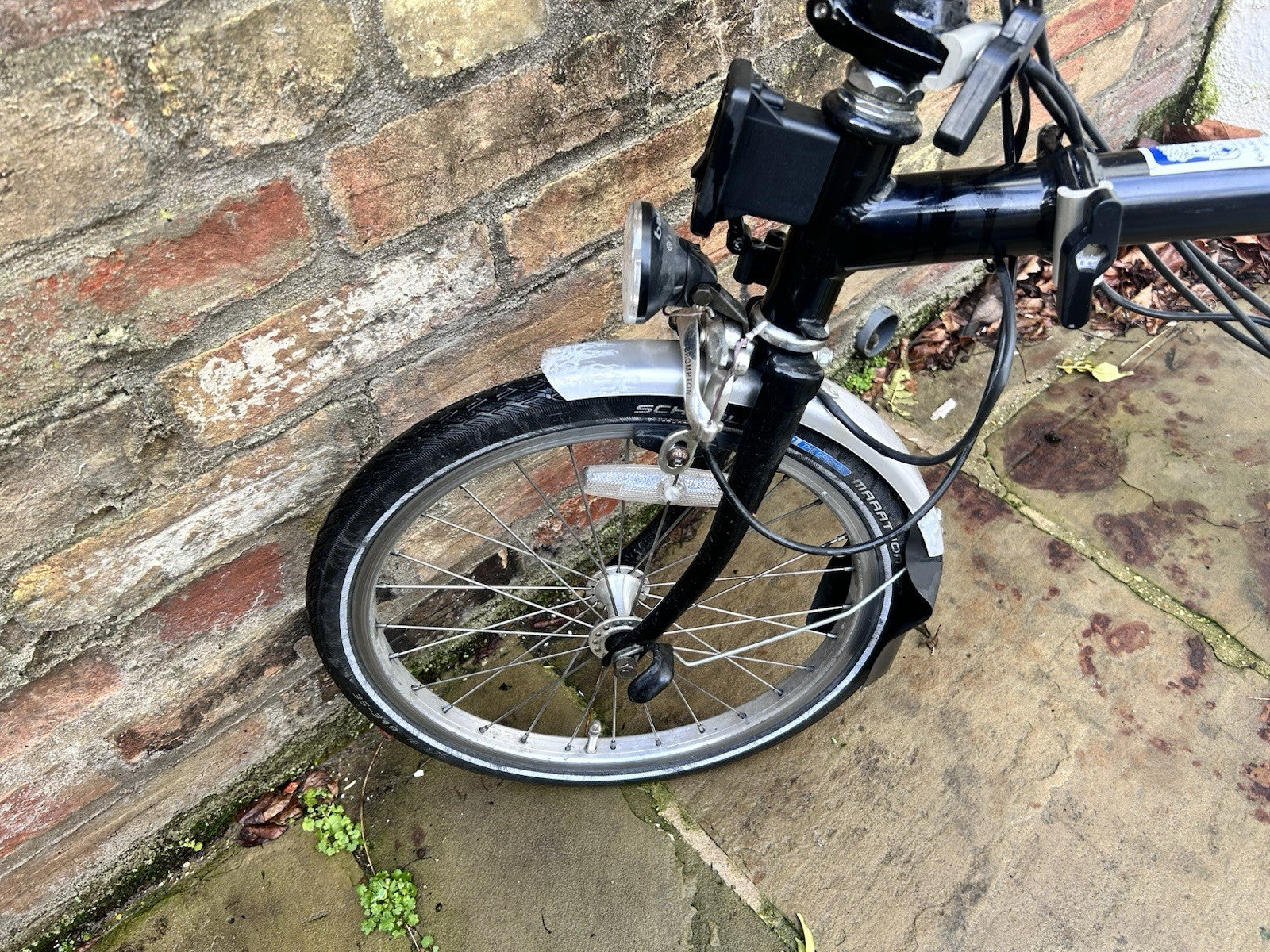 Brompton Folding Bike – 3 Speed – With Rack & Brooks Saddle – Good Condition