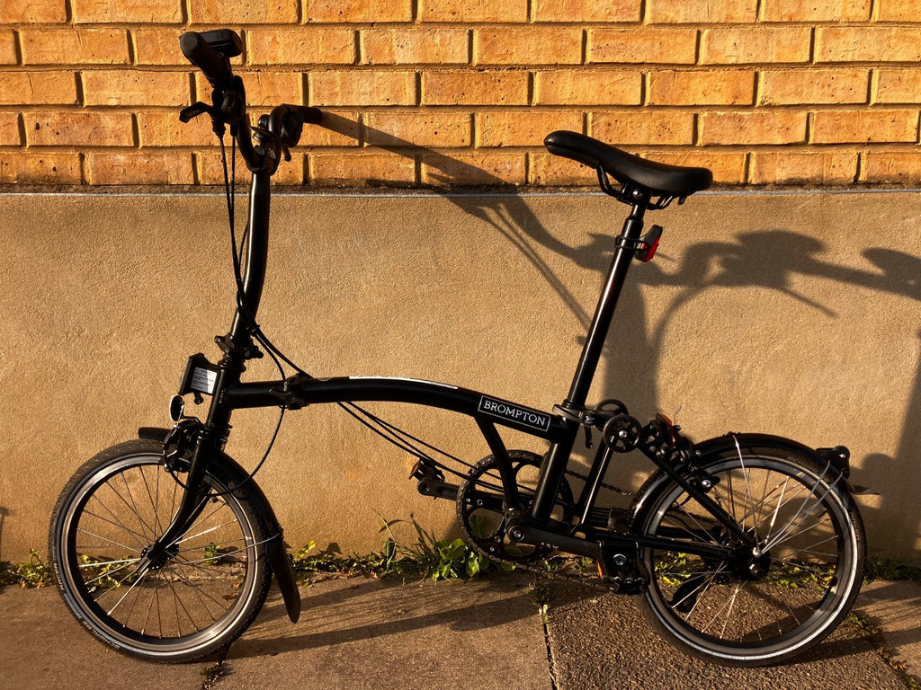 Brompton Folding Bike - C Line 12 Speed 2026 M Handlebar - Matt Black