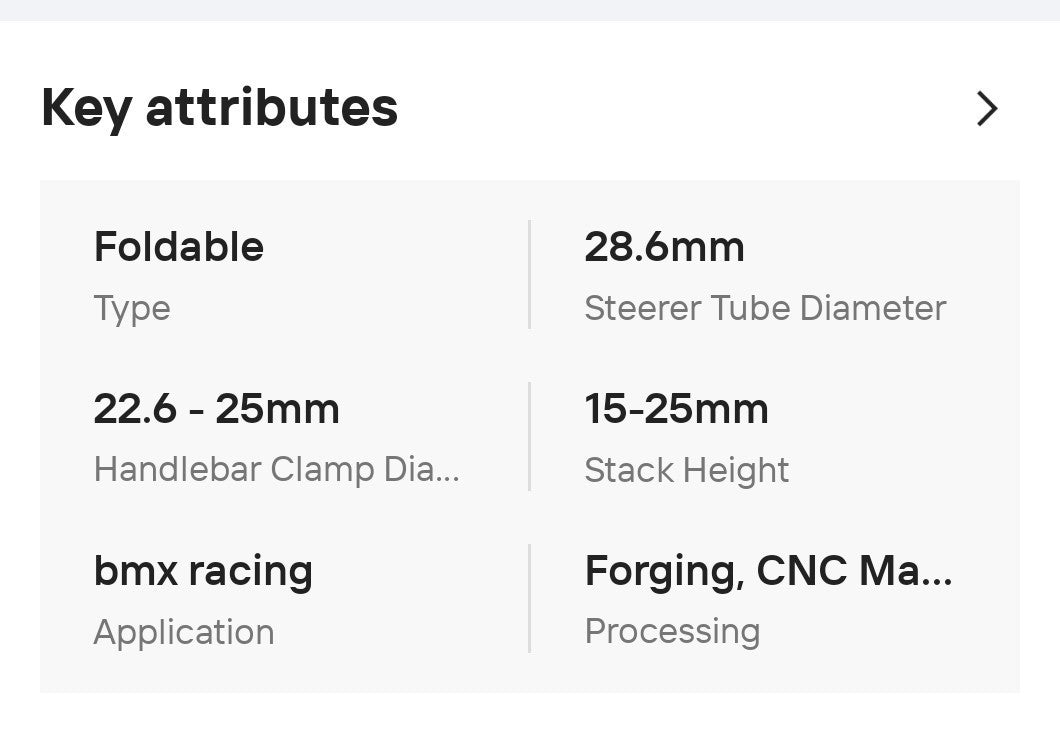 Folding Ebike Alloy Steam For BMX Handle.