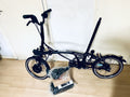 Brompton Electrc C Line Explore 6 Speed Folding Bike, Black Edition, Mid NEW