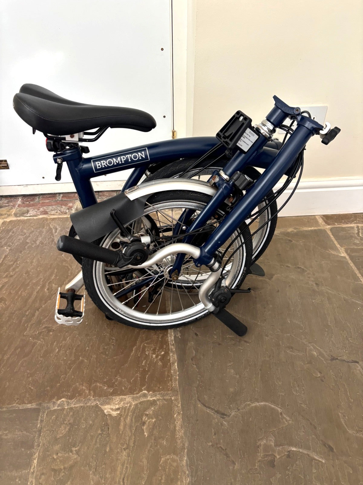 Brompton M6L Folding Bike - Blue - Good Condition