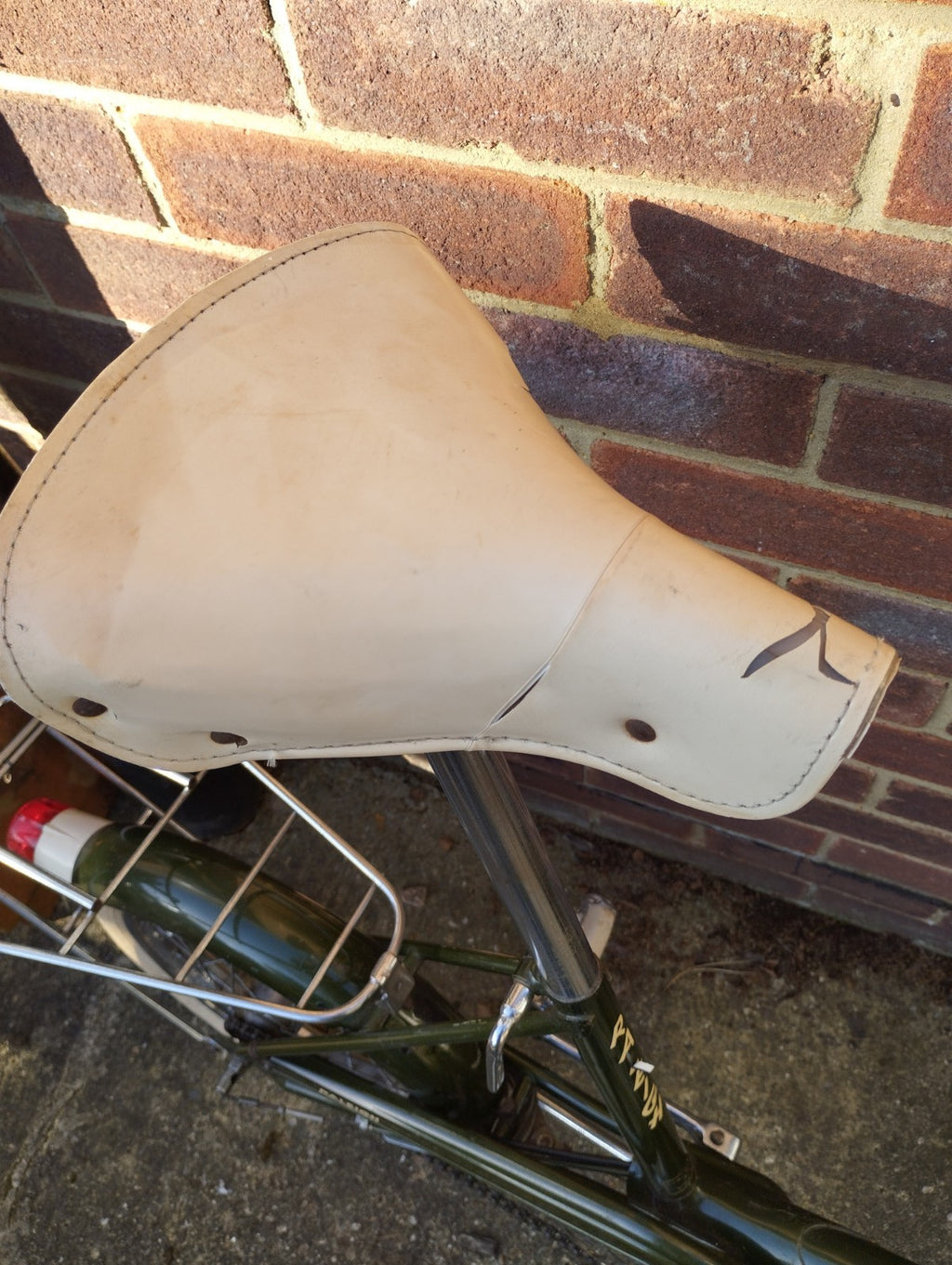 Raleigh RSW 16 retro vintage bicycle - Green - with working dynamo