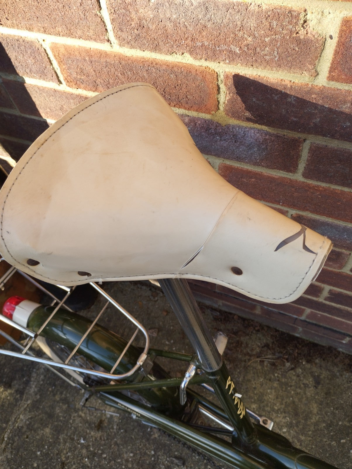 Raleigh RSW 16 retro vintage bicycle - Green - with working dynamo