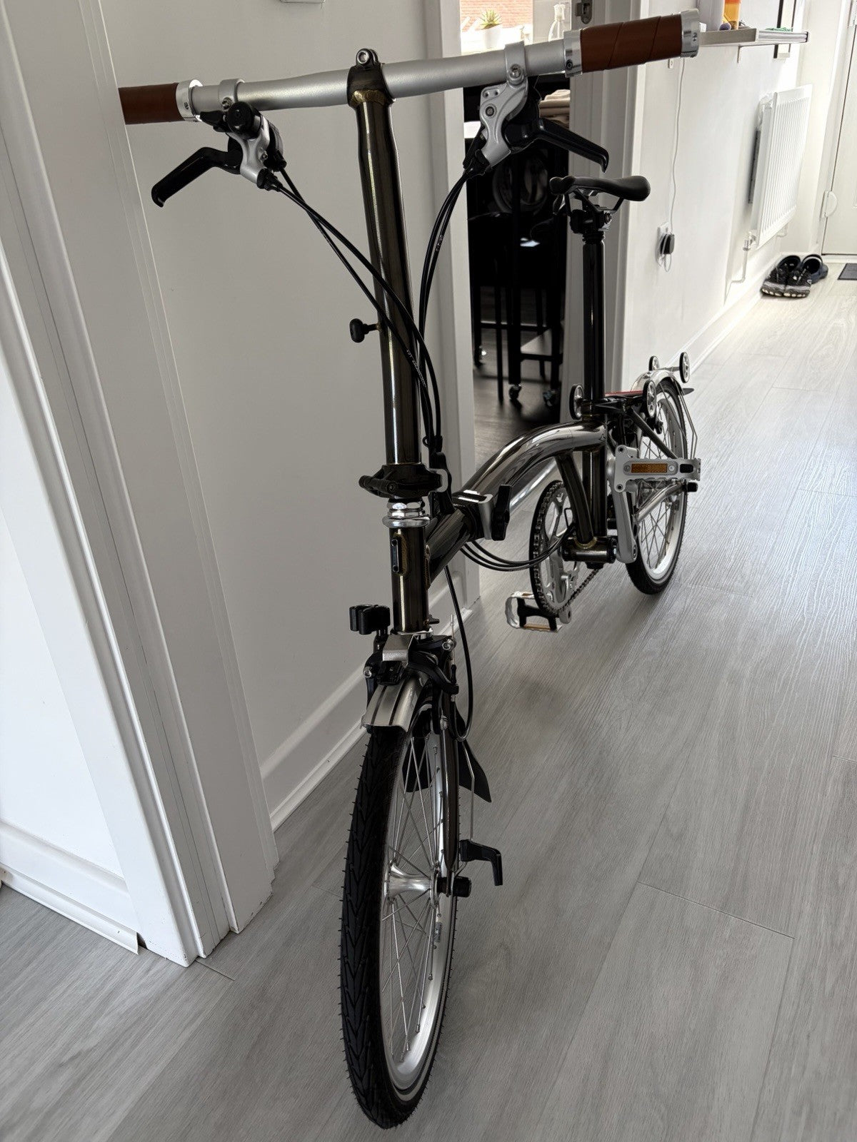 Brompton Raw Lacquer S6L Folding Bike