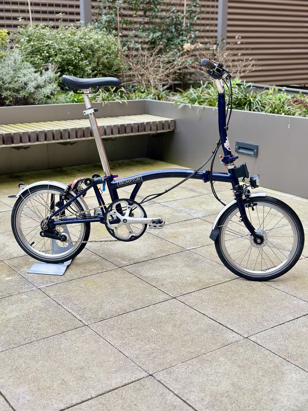 Brompton C Line 3 Speed H3L 2021 Folding bicycle in Navy - Top Condition