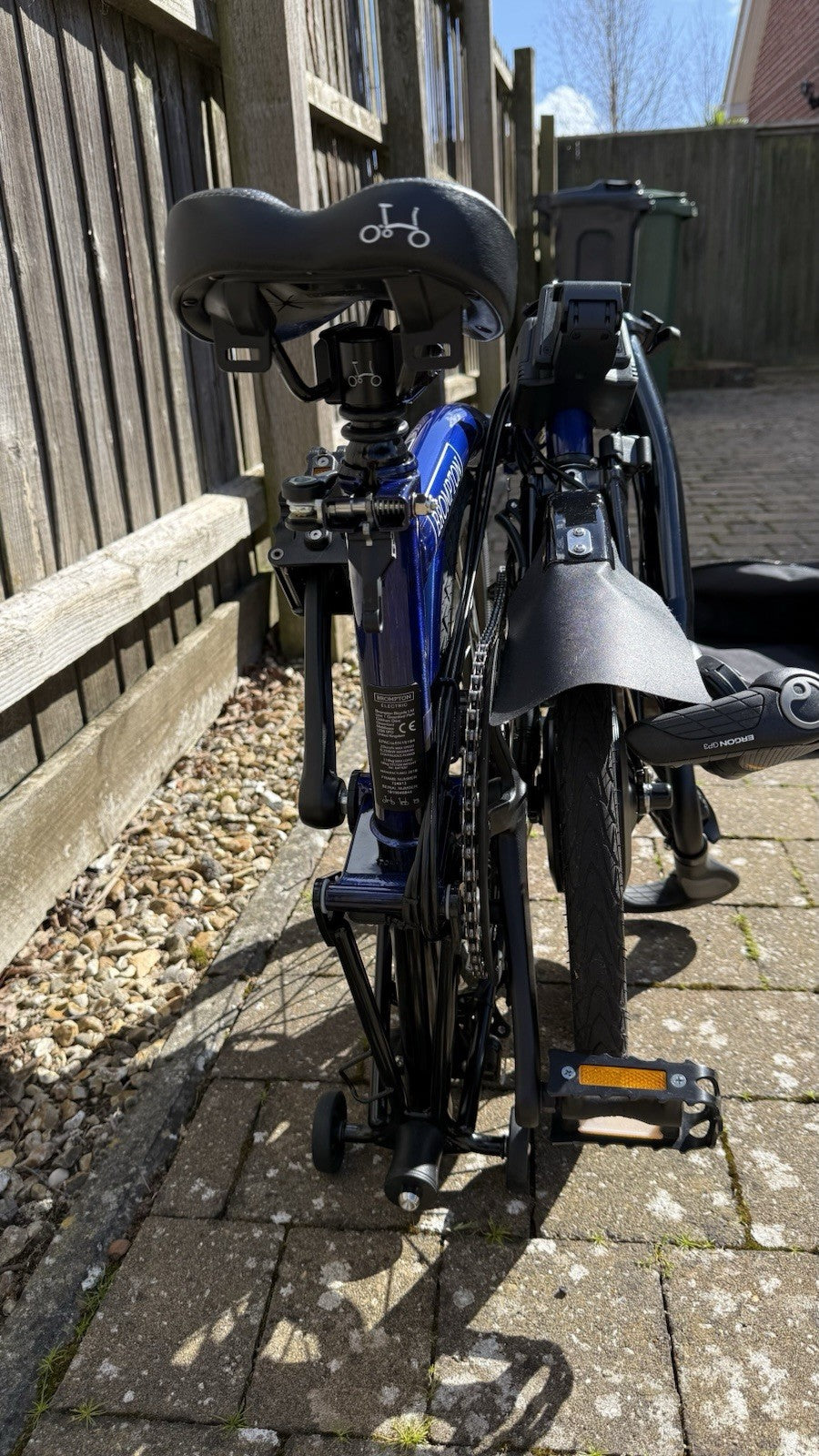 Brompton C Line M6L Bolt Blue e-Folding Bike - Excellent Condition